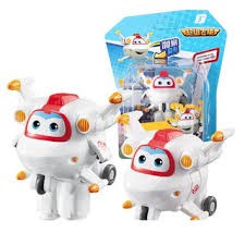 Super wings MẪU MỚI đội bay siêu đẳng đồ chơi trẻ em máy bay mini biến thành rô bốt 1 nhân vật