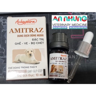 AC Amitraz( tắm ve chó mèo) 10ml