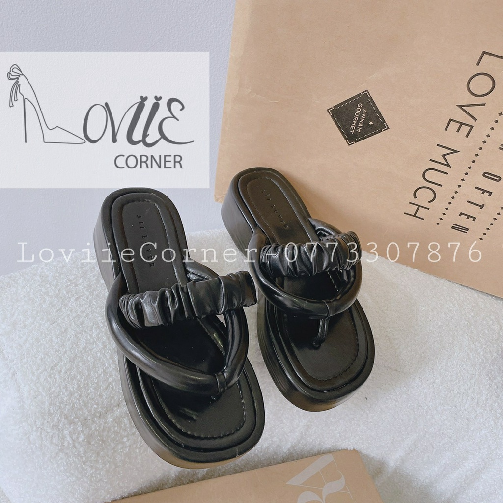 DÉP XUỒNG LOVIIECORNER - DÉP NỮ THỜI TRANG PHONG CÁCH HIỆN ĐẠI QUAI KẸP PHỒNG ĐẾ BẰNG D220932