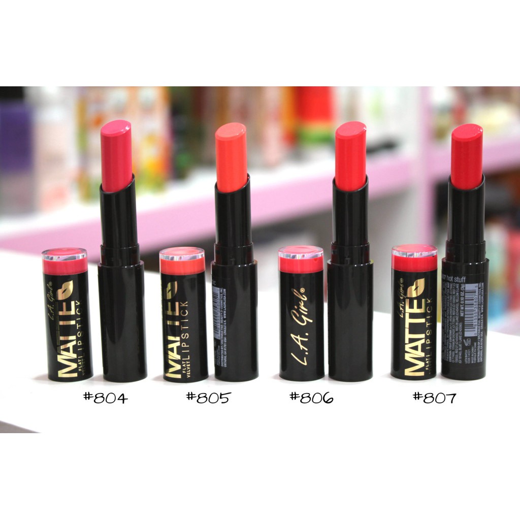 Son Thỏi LA Girls Matte Flat Velvet Lipstick