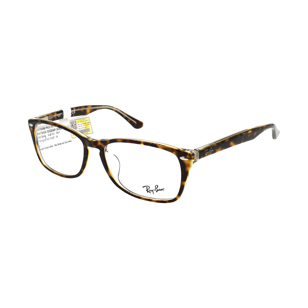 RB5228MF-Gọng kính nam nữ Rayban chính hãng (56-17-145), thiết kế dễ đeo bảo vệ mắt