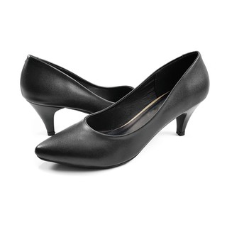 Giày cao gót nữ da mềm gót trụ 5cm vnxk 5p08d
