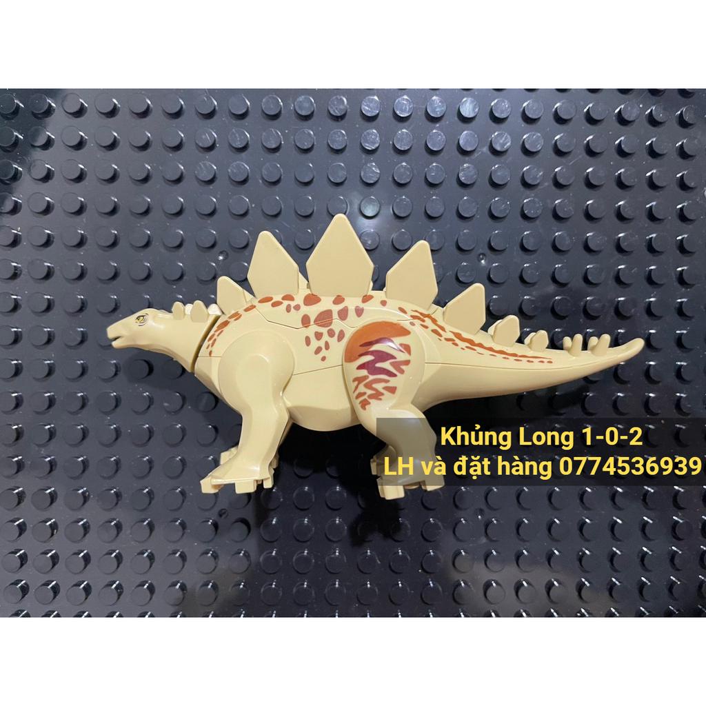 Khủng Long Gai 2023 Mẫu Mới Trong Jurassic World Hãng Lele Dài 11.6cm x Cao 6cm