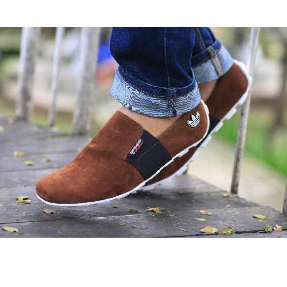 Cá Tuyết Tốt Nhất!!! Giày Lười Adidas Mocasin Da Lộn Thời Trang Công Sở Thanh Lịch Cho Nam KLM01