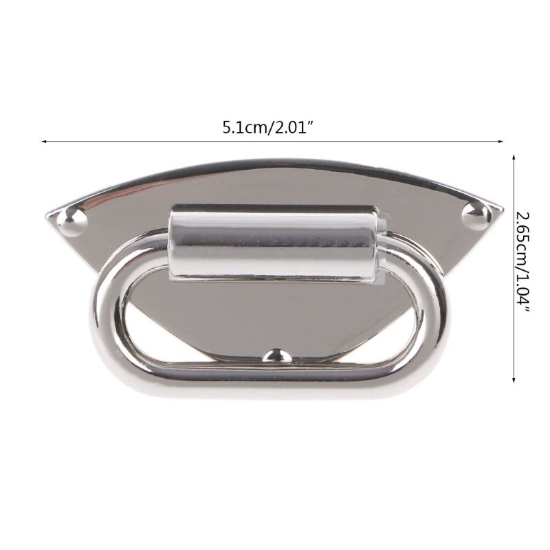 Khóa Kim Loại Dạng Vặn Dành Cho Túi Xách Đeo Chéo