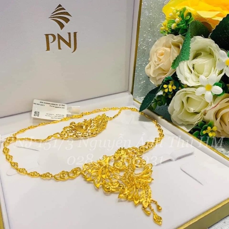 Hộp trang sức PNJ nhẫn, dây chuyền