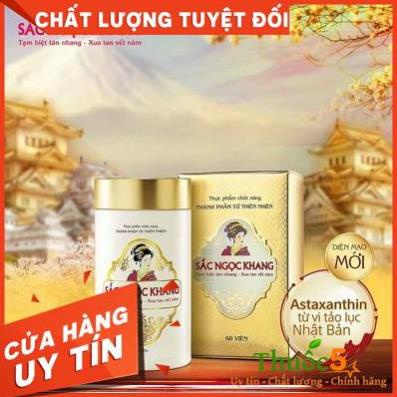 [GIÁ GỐC] Sắc Ngọc Khang viên uống đẹp da, ngừa lão hóa, trả lại nét xuân 1 lọ x 60 viên