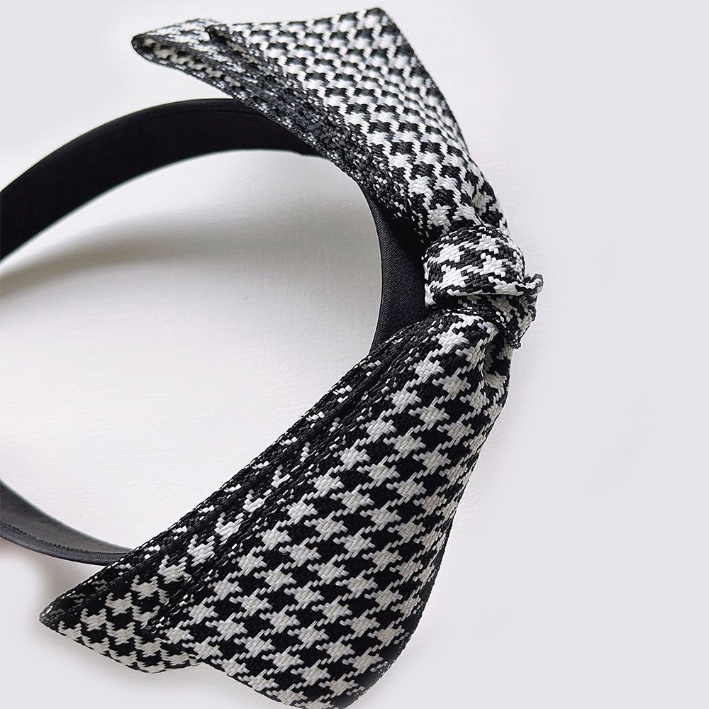 Băng đô rửa mặt/Dây buộc tóc hình nơ phong cách Hàn Quốc cổ điển sang trọng cho nữ tùy chọn