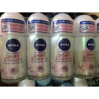 Lăn khử mùi NIVEA ngọc trai sáng mịn 50ml