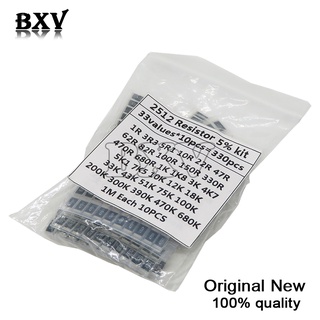 Set 330 điện trở 1 ohm-1m ohm 5% 2512 smd 10r 47r 100r 10k 470k 680k smd chuyên dụng