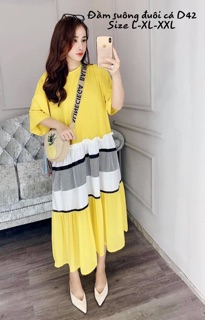 Bigsize Đầm suông đuôi cá D42