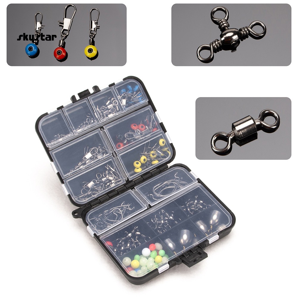 Hộp 160 Phụ Kiện Câu Cá Chuyên Nghiệp