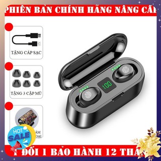 Tai Nghe Bluetooth Không Dây Amoi F9 Nút Cảm Ứng Kiêm Pin Sạc Dự Phònghala_store1