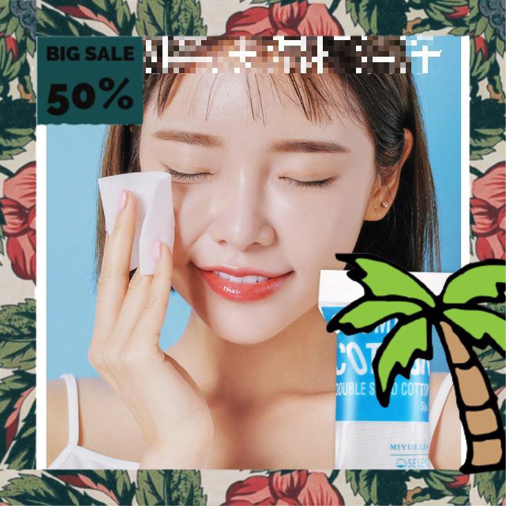 Bông Tẩy Trang MIYUELENI Gói 50 Miếng Chính Hãng Nội Địa | BigBuy360 - bigbuy360.vn