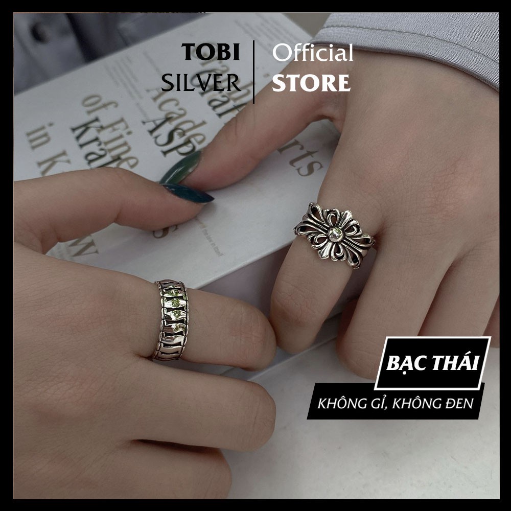 Nhẫn bạc nữ TOBI SILVER nhiều kiểu dáng phong cách cá tính N62