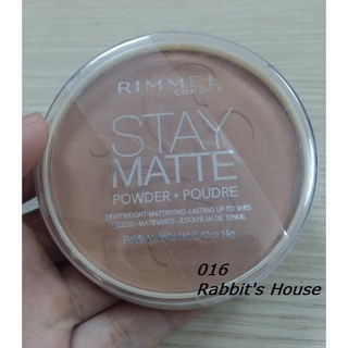 [Auth] Phấn phủ kiềm dầu Rimmel stay matte Mỹ