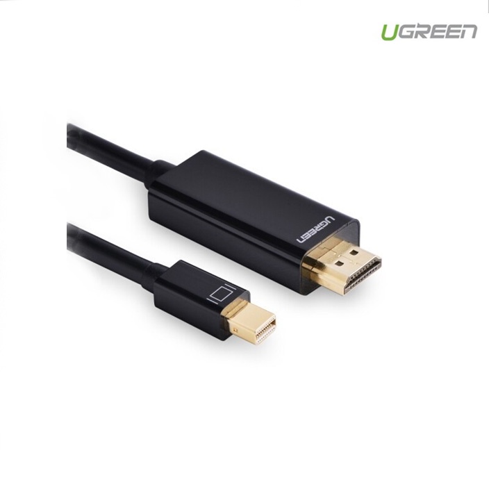 Cáp Mini DisplayPort (Thunderbolt) to HDMI dài 1.5M độ phân giải 4K Ugreen 20848 chính hãng