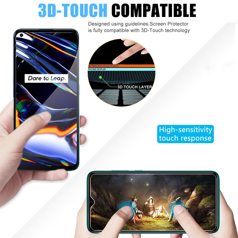 Kính Cường Lực 9D 3 Trong 1 Cho Oppo A5S/12 A16 A15 A54 F9 F11 Pro A31 A53 A91 A52 A9 A5 2020 A93 A94 A83 A74 A55 A15S F1S Reno 2 2F 3 5 6Z