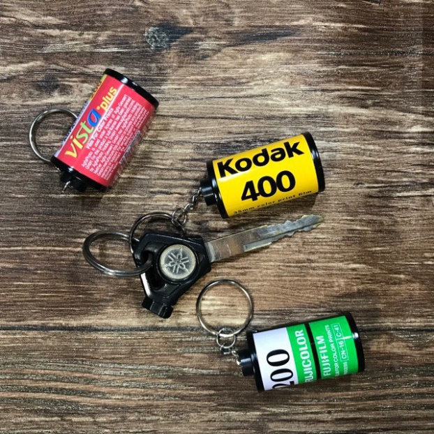 Móc khóa in ảnh hình Cuộn film máy ảnh Kodak Proimage 100 Mẫu đẹp giá rẻ