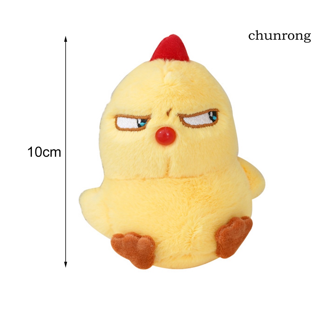 Cr-plush Móc Khóa Hình Chú Gà Con Giận Dữ Đáng Yêu