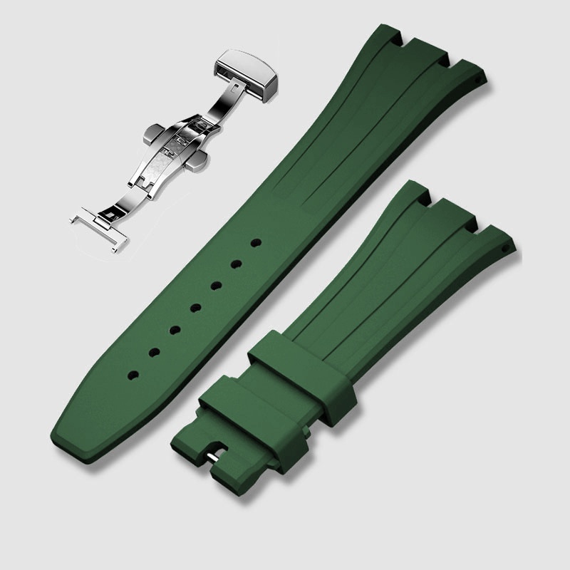 Dây Đeo Thay Thế Bằng Thép Không Gỉ Cao Su Cho Casio GA2100 GA2110 Watch Band 4th