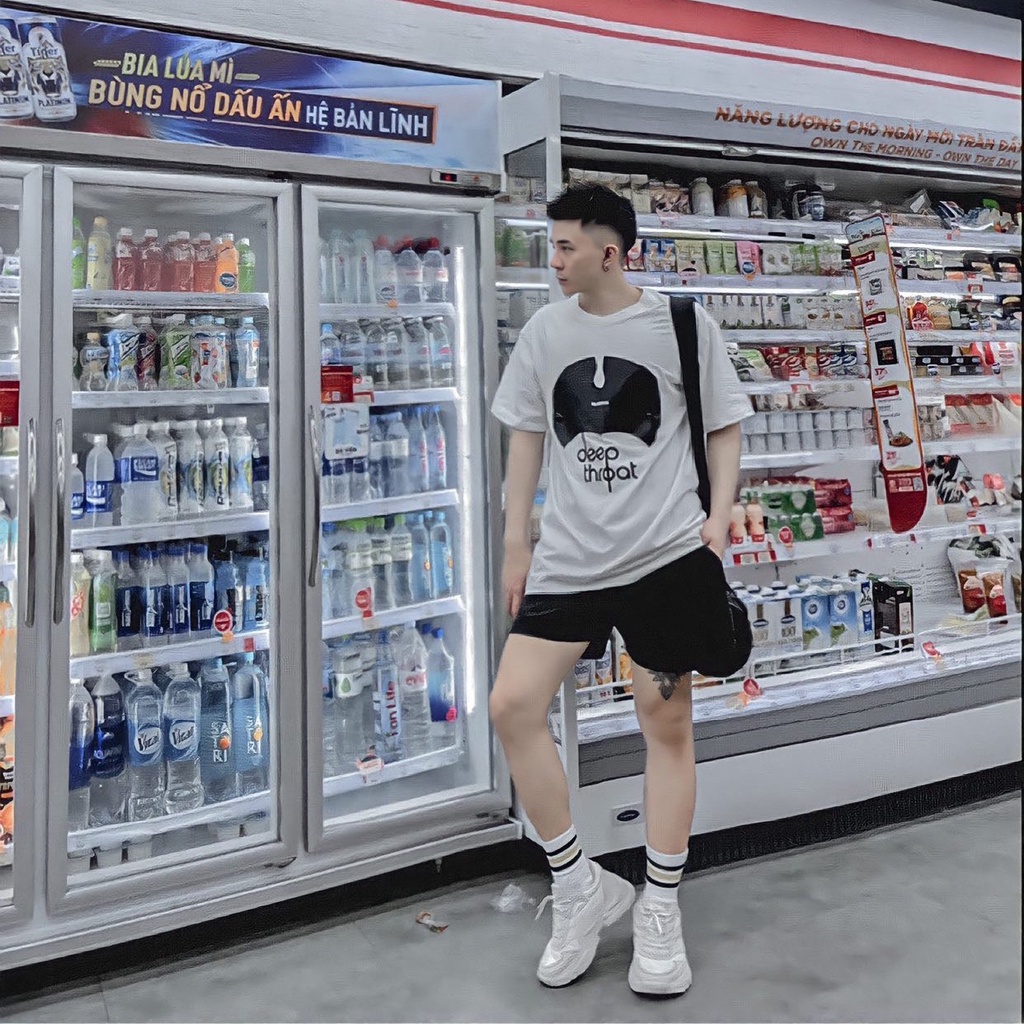 Áo Thun Tay Lỡ Unisex DEEPTHROAT Form Rộng -MAL STORE- MALUNI010