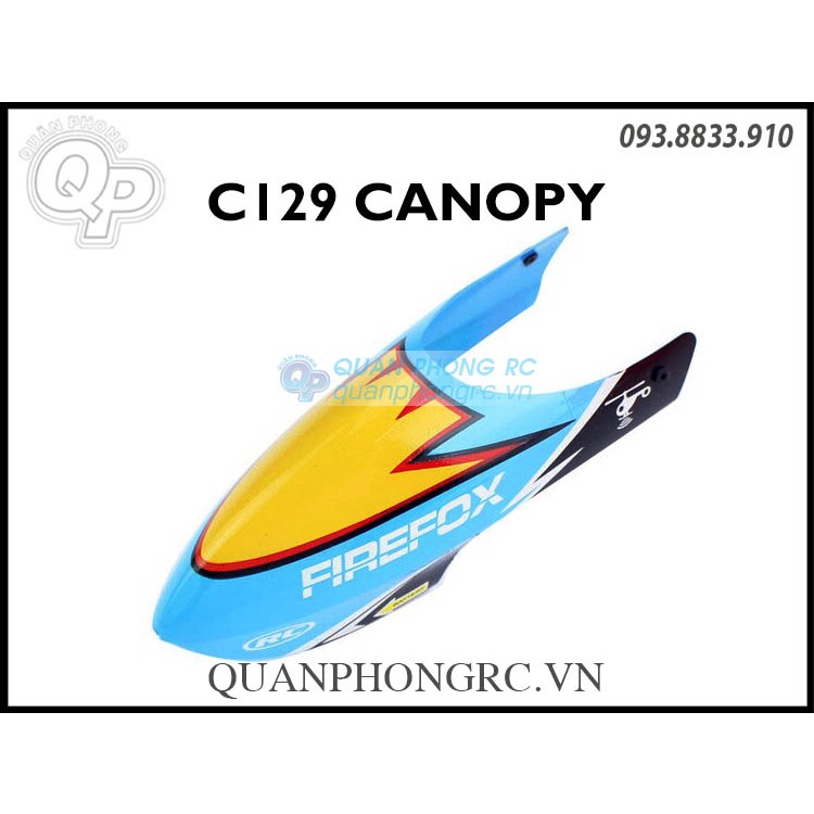 Firefox C129 Canopy (Xanh Dương / Cam)