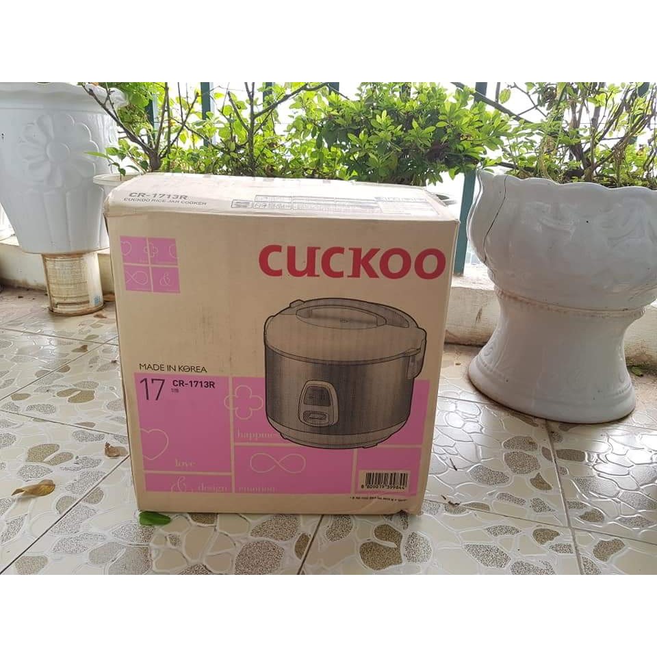 Nồi cơm điện CUCKOO hàng xách tay hàn quốc chính hãng CR-1713 - 3.0 lít