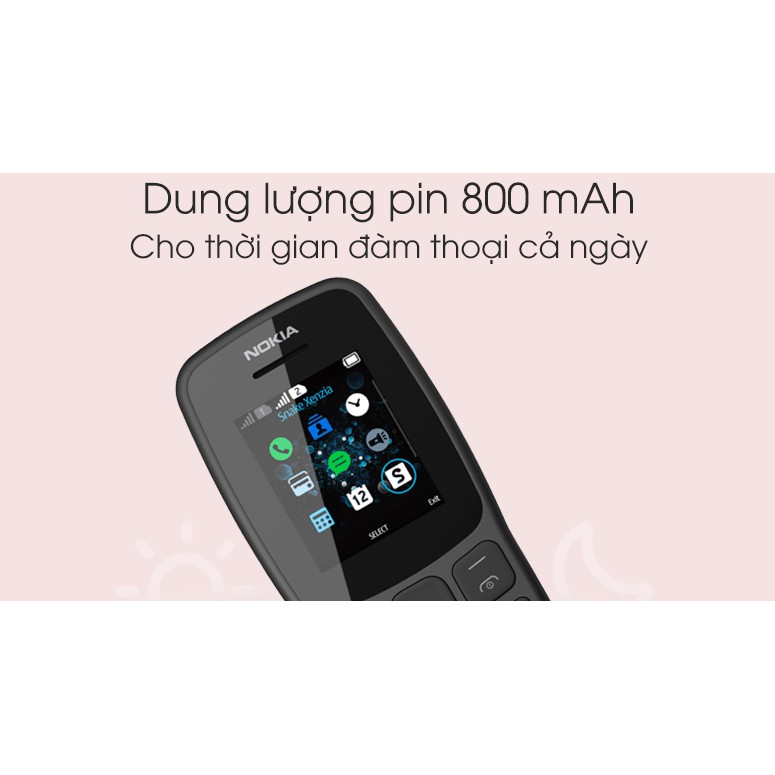 Điện thoại Nokia 106 (2018) Dual Sim ( 2sim ) - Hàng chính hãng
