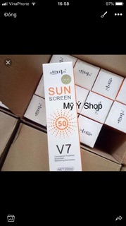 Lọ xịt chống nắng V7 Sun Screen Hàn Quốc