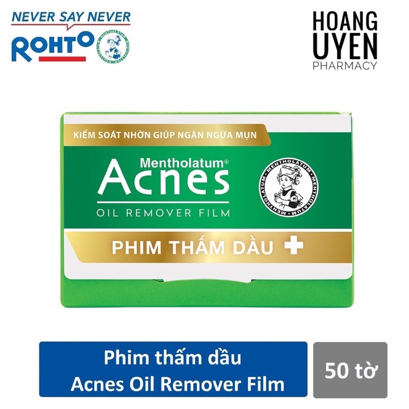 Phim thấm dầu Acnes - Hộp 50 tờ | BigBuy360 - bigbuy360.vn