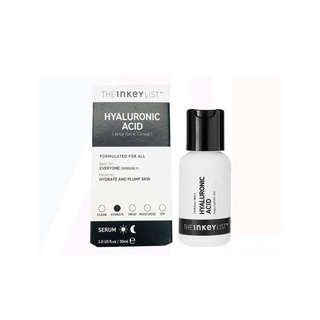 Tinh Chất Cấp Nước Cấp Ẩm The Inkey List Hyaluronic Acid Serum 30ml - Hàng Chính Hãng