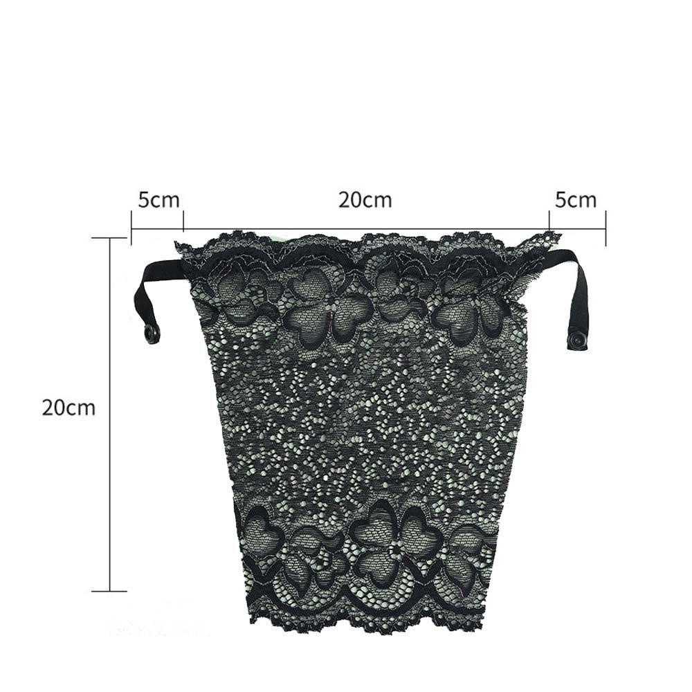 SOMEDAYZL Áo Ống Thoáng Khí Hình Hoa Trong Suốt Có Thể Điều Chỉnh Chống Chói Phong Cách Hàn Quốc Cho Nữ