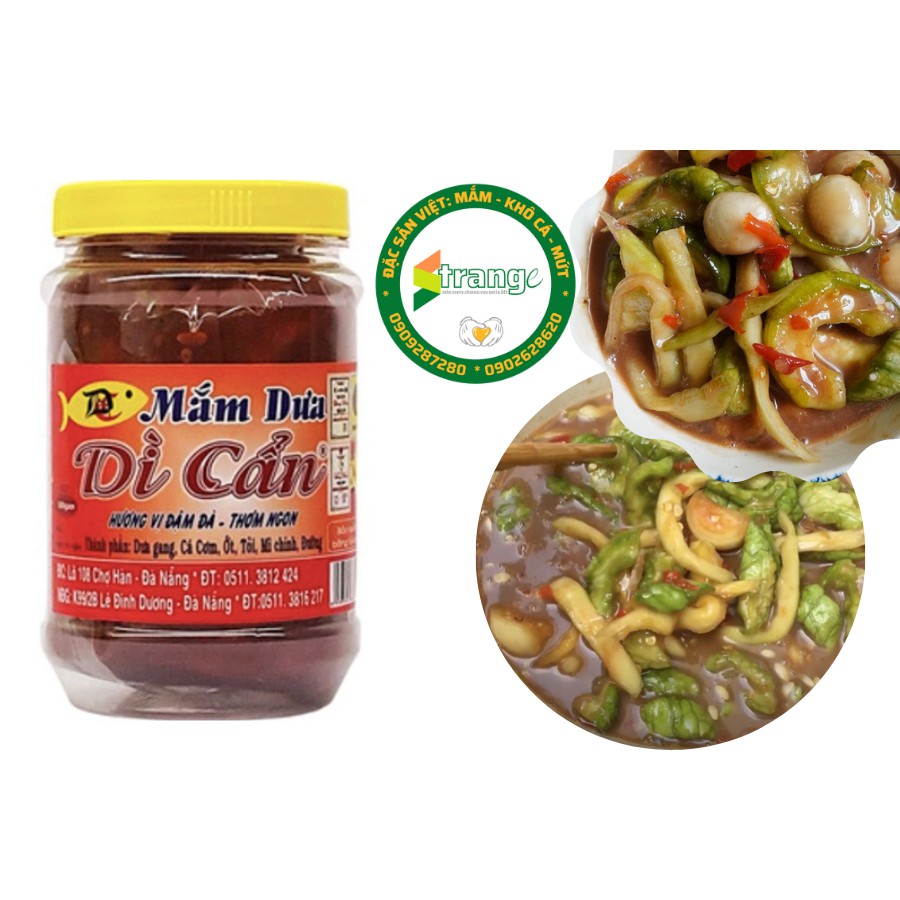 Mắm dưa cà Dì Cẩn - Đặc sản Đà Nẵng