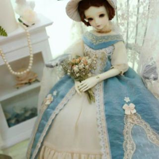 Set đầm quý tộc nữ cho búp bê bjd