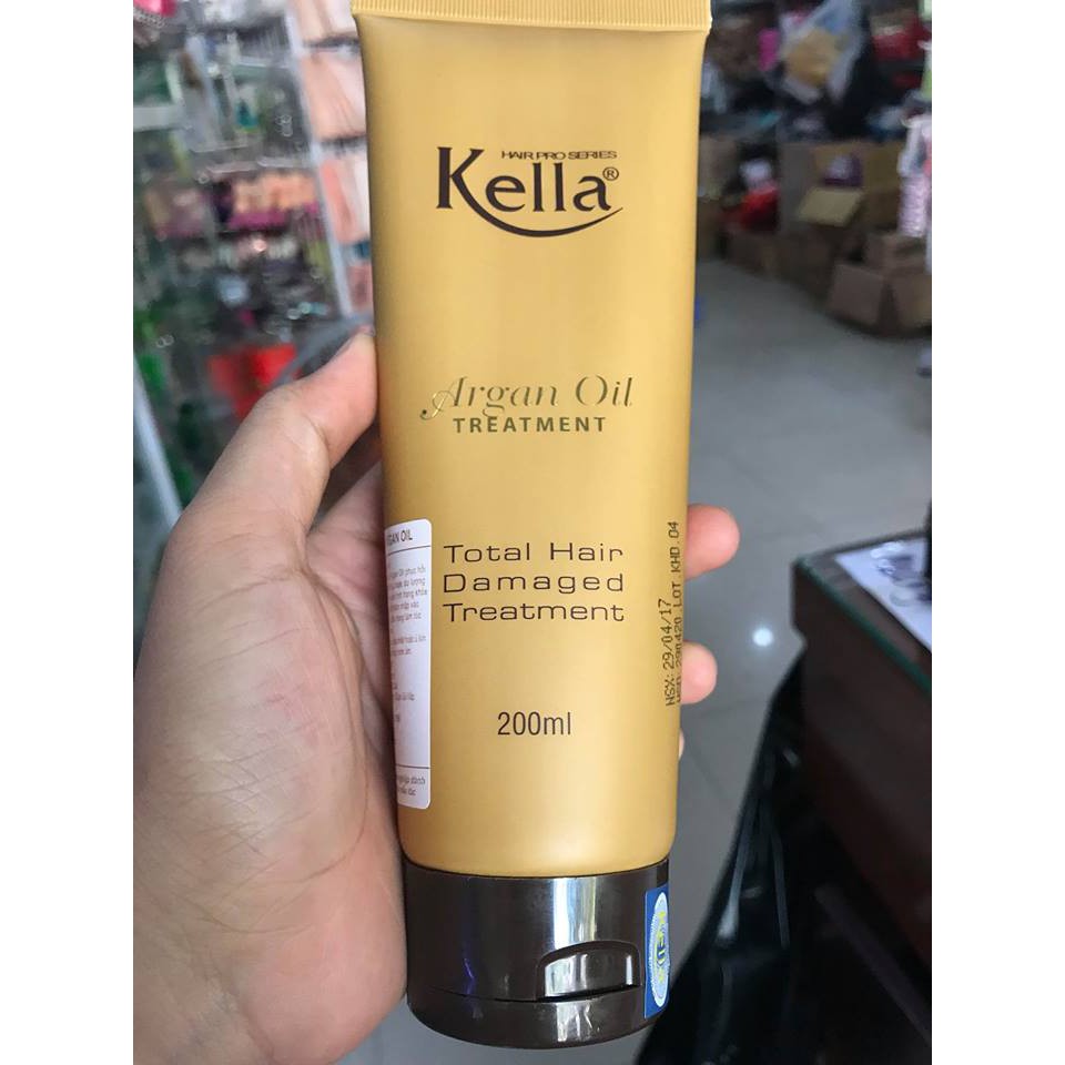 Hấp dầu phục hồi tóc Kella Argan 200ml
