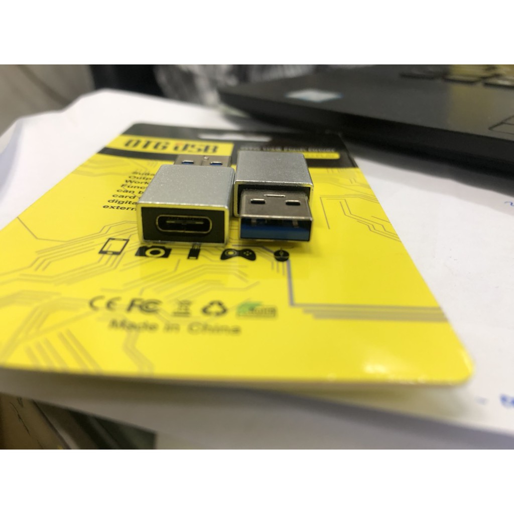 Đầu Cắm Chuyển Đổi Cổng Usb 3.0 Type A Sang USB 3.1 Type C Vỏ Nhôm , Usb To Type C, Ful | BigBuy360 - bigbuy360.vn