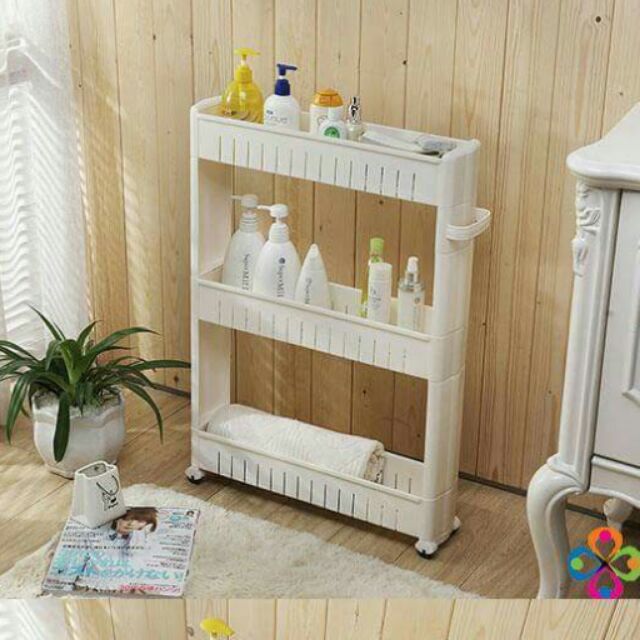 Kệ 3 tầng có bánh xe