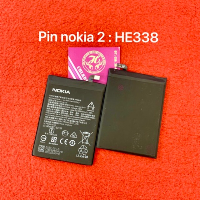 Pin nokia 2 kí hiệu pin HE338