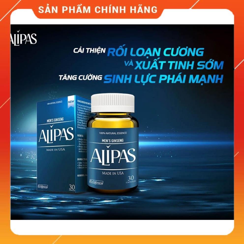 Sâm Alipas Platinum - Tăng Cường Sinh Lý Nam/ Hổ Trợ Sức Khỏe Nam Giới/ Giúp Tăng Hoc_mon Nam