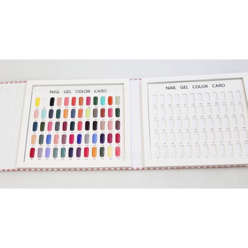 Sổ móng mẫu nail 120 ô ( 120 màu)