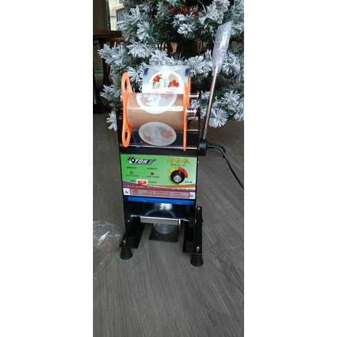 Máy ép ly trà sữa eton d1 đen tuyền