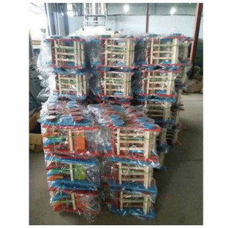 Xe Tập Đi Cho Bé Yêu 3 Con Gà 3 con chim bằng gỗ