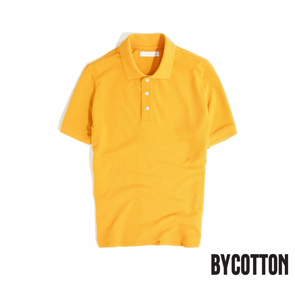 Áo Thun Nam Cao Cấp Yellow Basic Polo BY COTTON