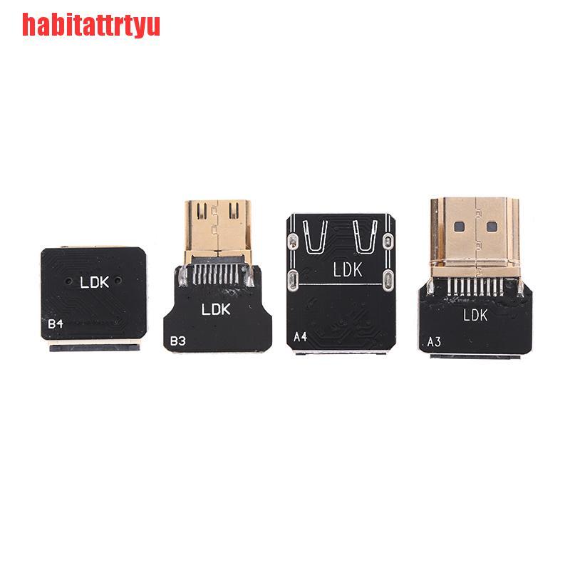 Đầu FPV Micro Mini HDMI gắn cáp phẳng FPC đổi góc tiện lợi