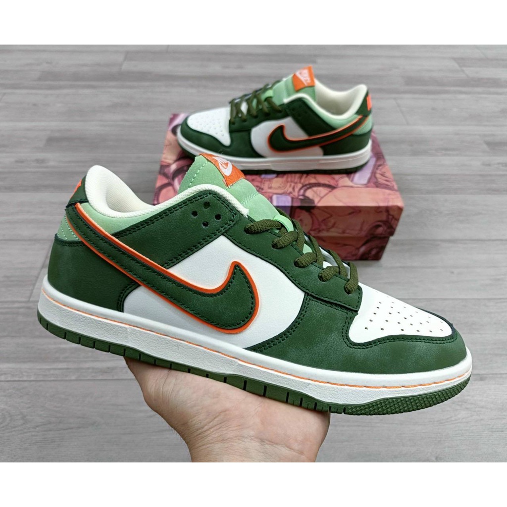 GIÀY SB DUNK WHITE GREEN LAU AU SC