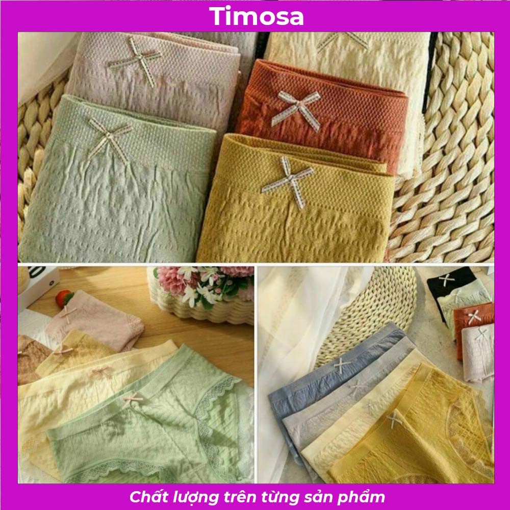 Quần lót nữ cotton FREESIZE vải mềm ôm bụng nâng mông, quần chíp thông hơi co giãn 4 chiều màu ngẫu nhiên mã T0054 | BigBuy360 - bigbuy360.vn