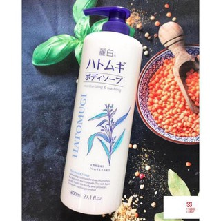 SỮA TẮM Ý DĨ HATOMUGI 800ML