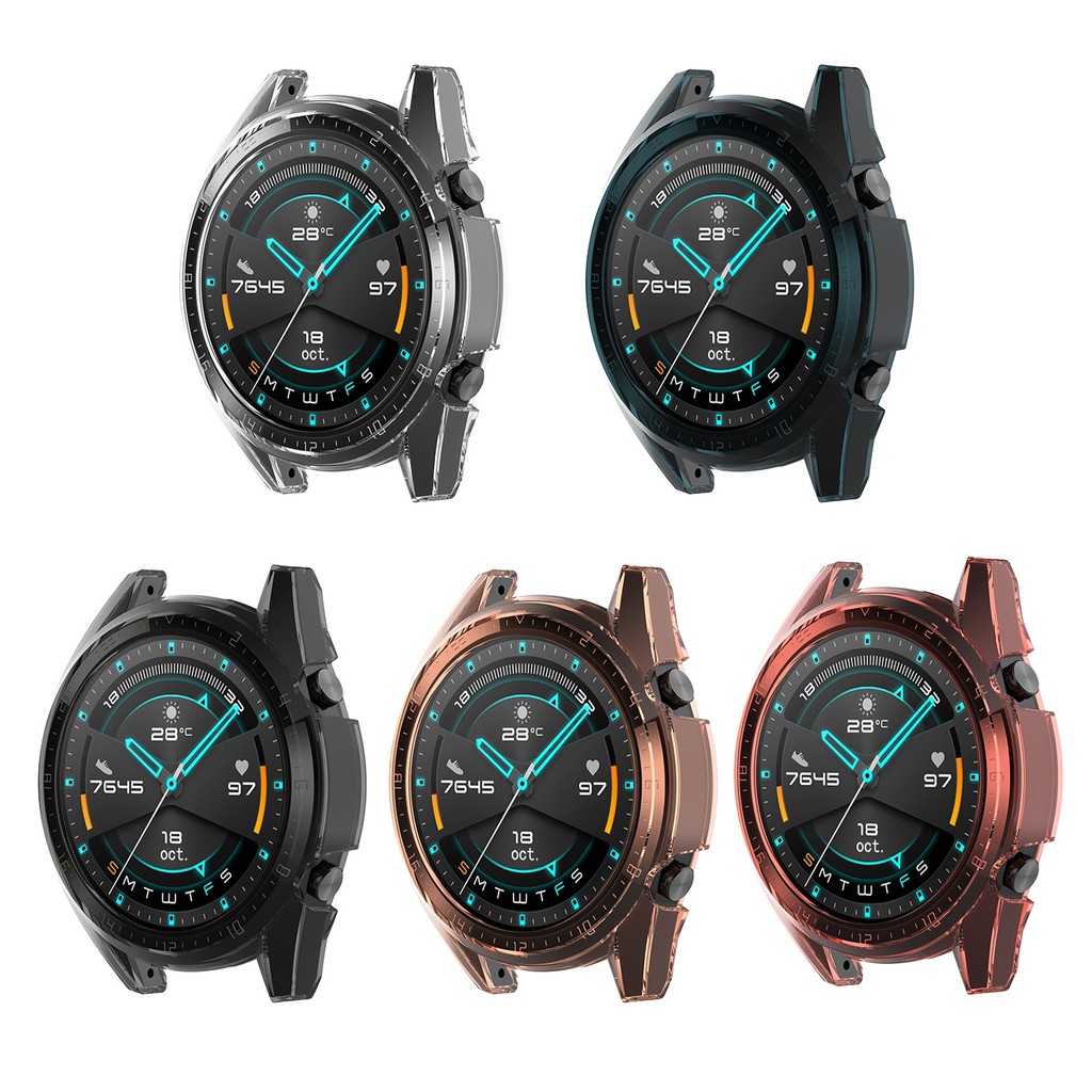 Vỏ TPU Bảo Vệ Cho Đồng Hồ Thông Minh Huawei Watch Gt 42mm Gt2 46mm