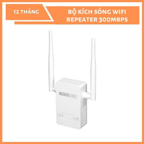 Bộ Kích Sóng Wifi Repeater 300Mbps Totolink Ex200 - Hàng chính hãng